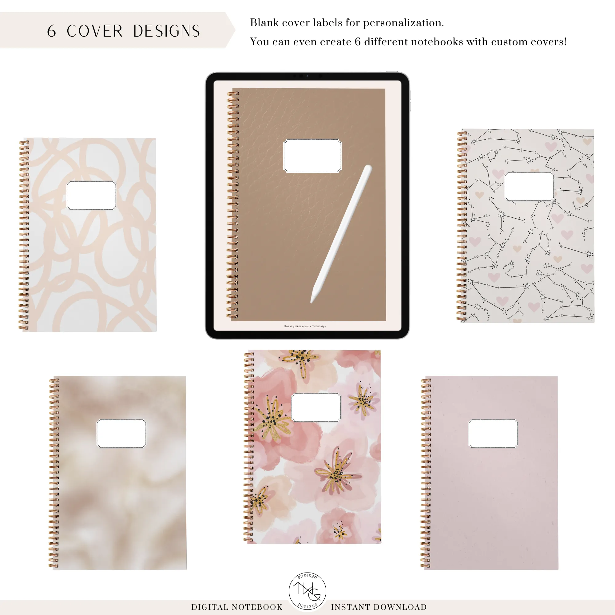 The Living Life Notebook - Vertical
