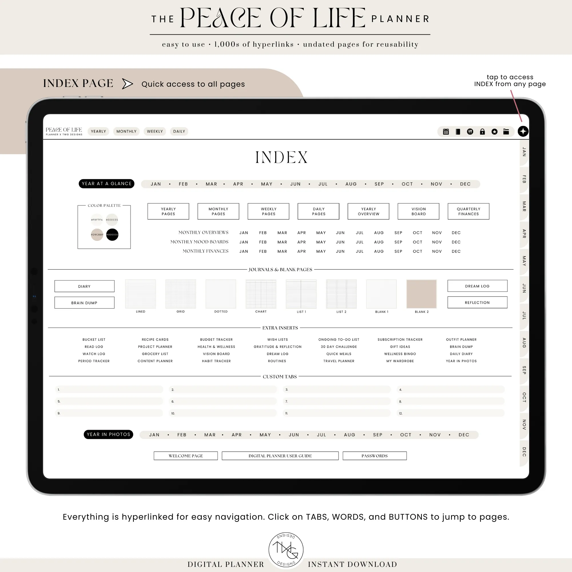 The Peace of Life Planner