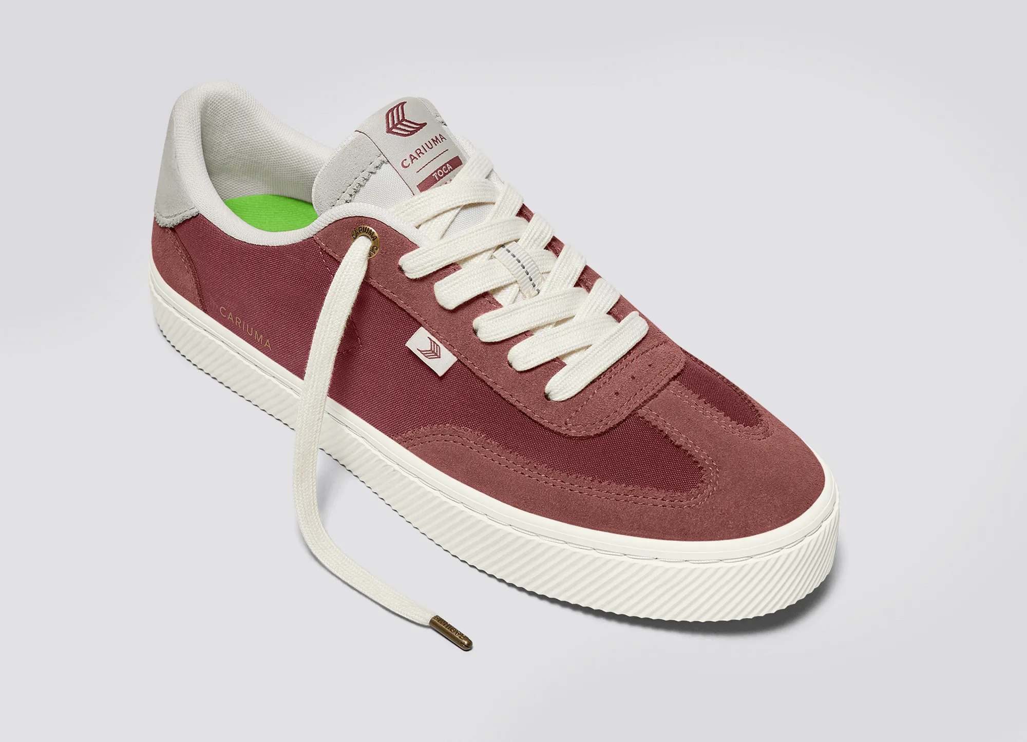 TOCA Withered Rose Suede Dark Rose Nylon Sneaker Men