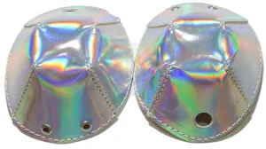 Toe Caps by BRNG - Silver Holographic -