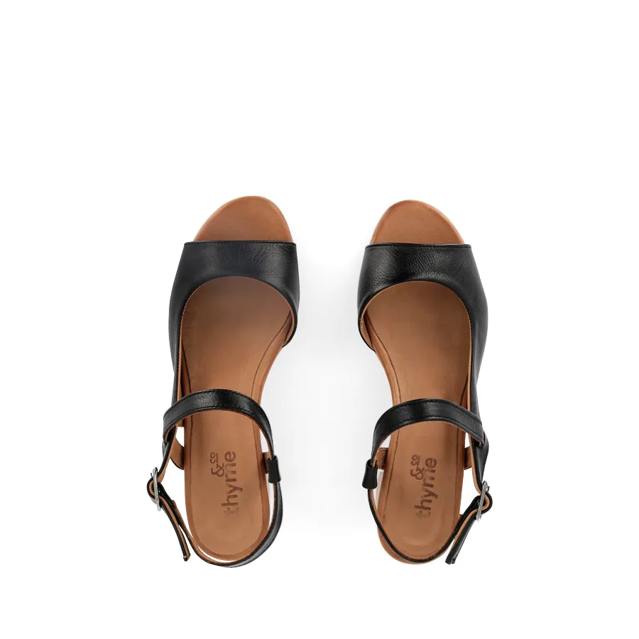 TRAMMEL - BLACK LEATHER