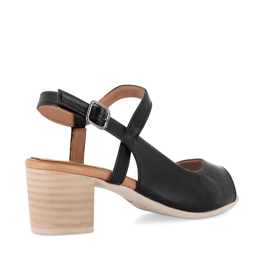 TRAMMEL - BLACK LEATHER