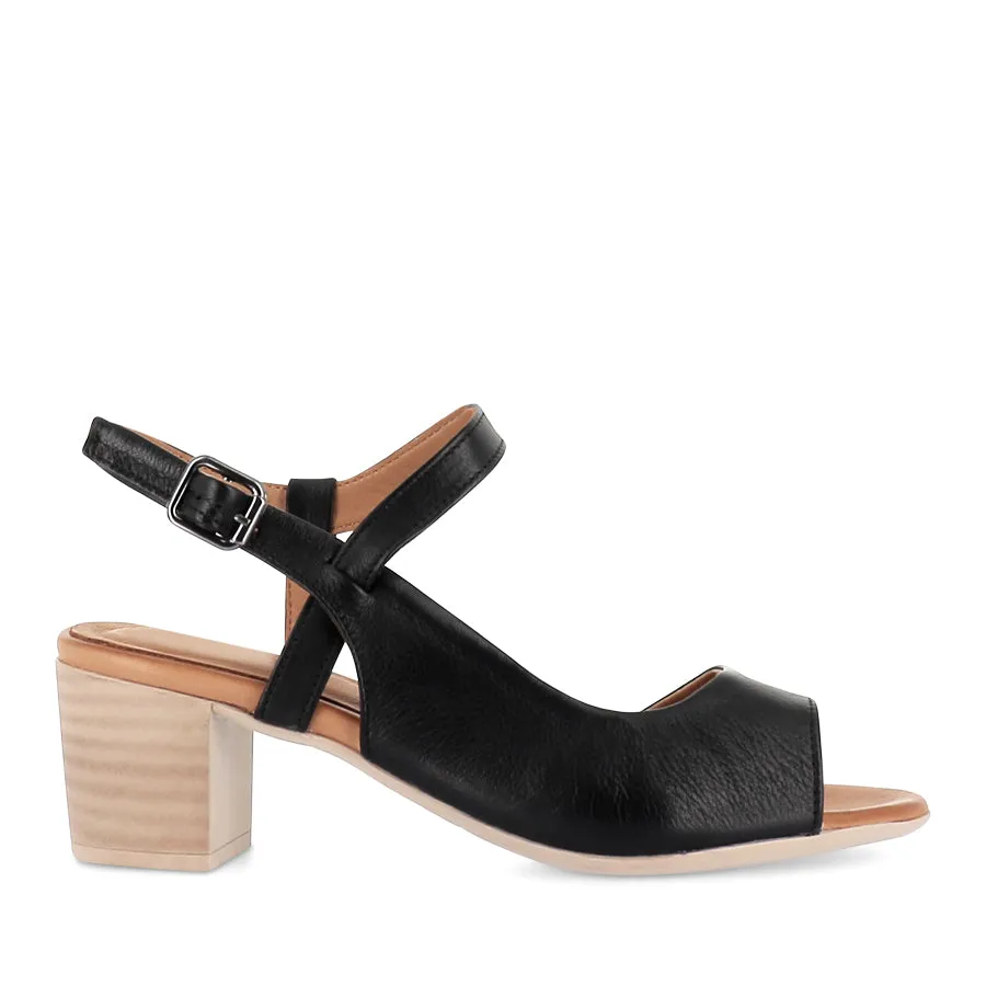 TRAMMEL - BLACK LEATHER