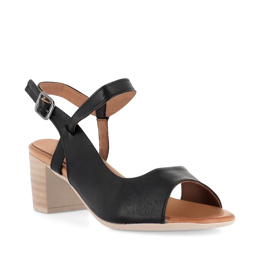 TRAMMEL - BLACK LEATHER