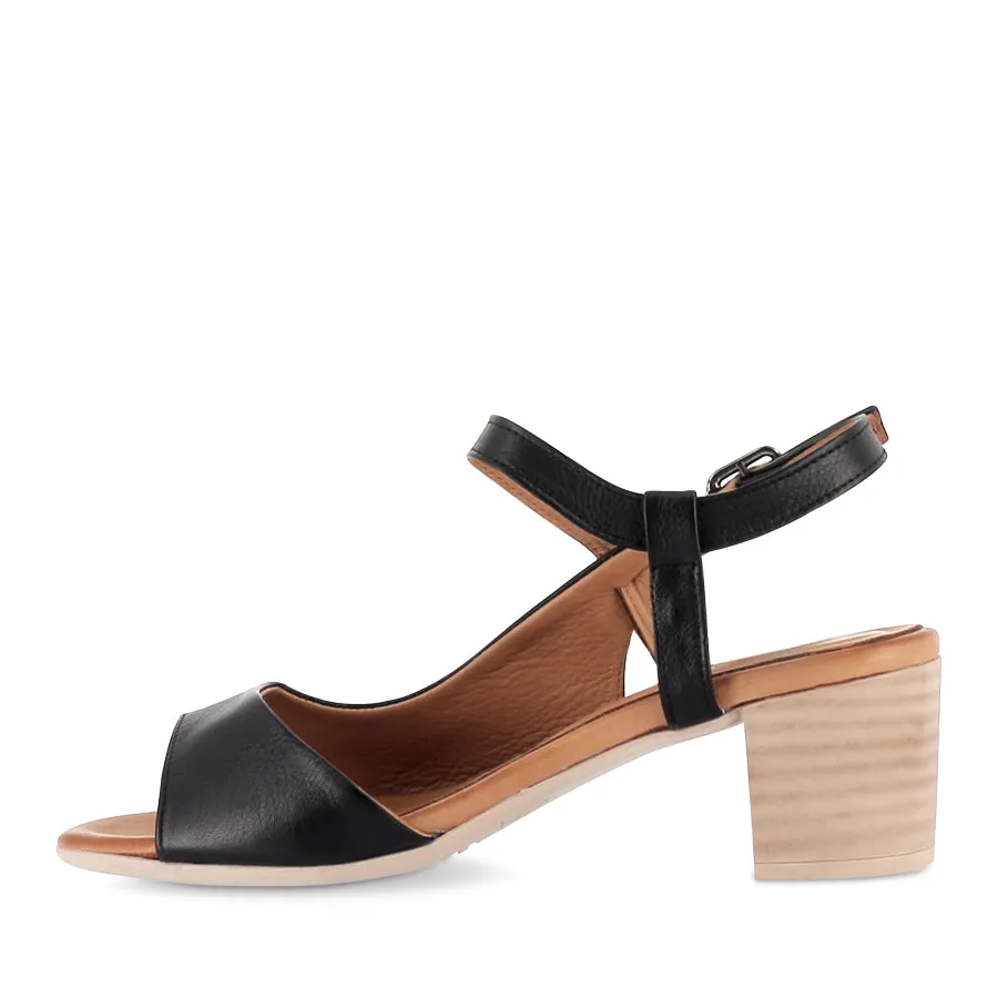 TRAMMEL - BLACK LEATHER