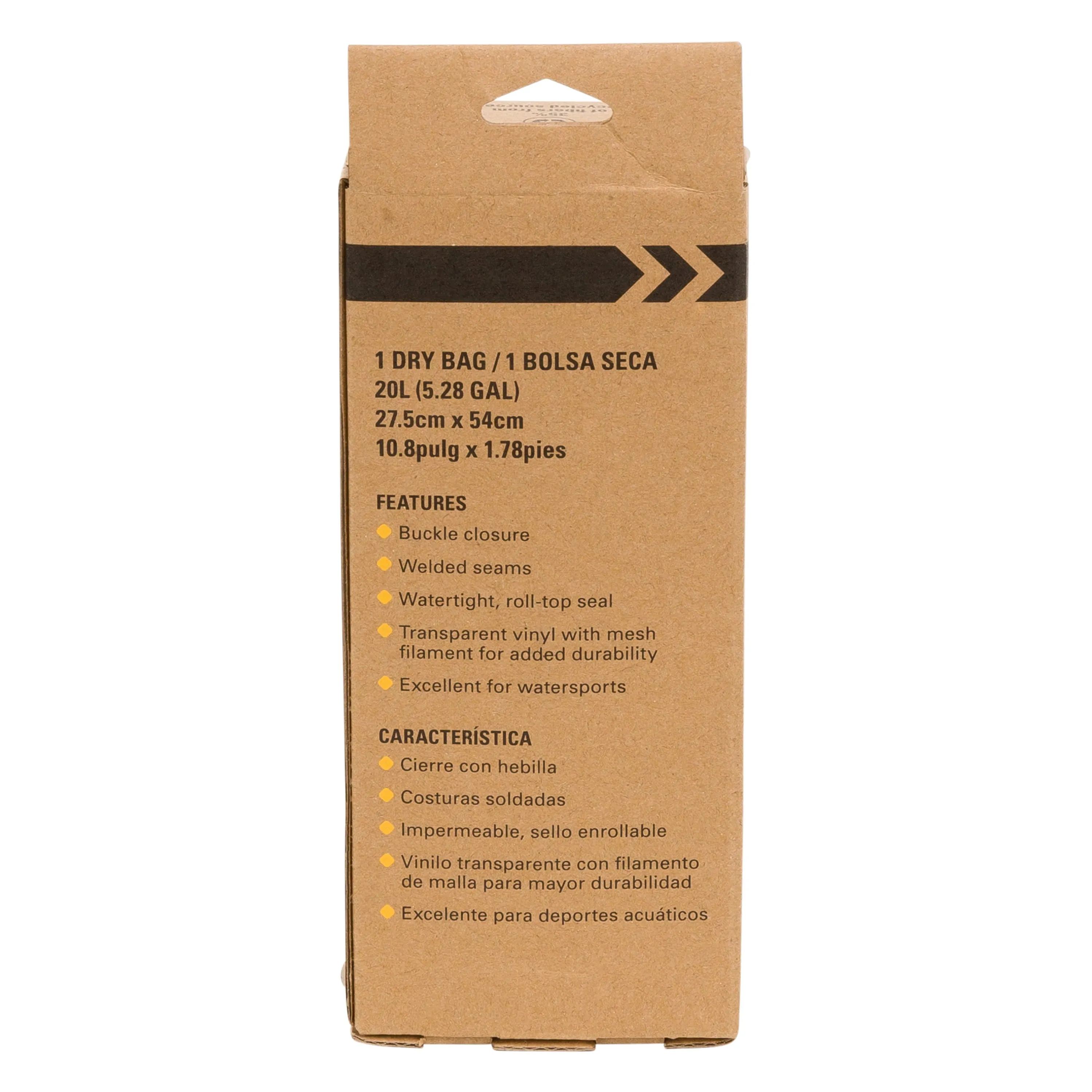 Transparent 20L Watertight Dry Bag - Ideal for Outdoor Activities