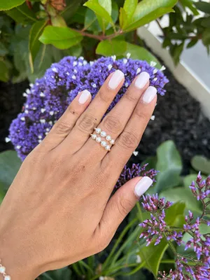 Two Way Akoya Pearl Ring