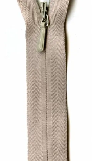 Unique Invisible Zipper Natural 14in