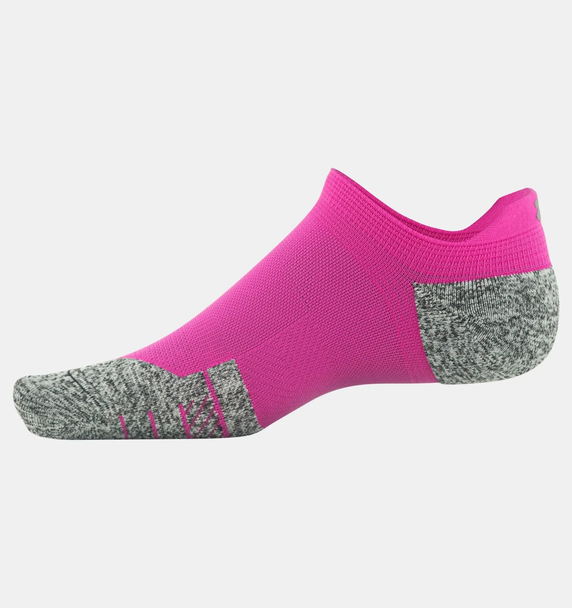 Unisex ArmourDry Run Cushion No Show 3-Pack Socks
