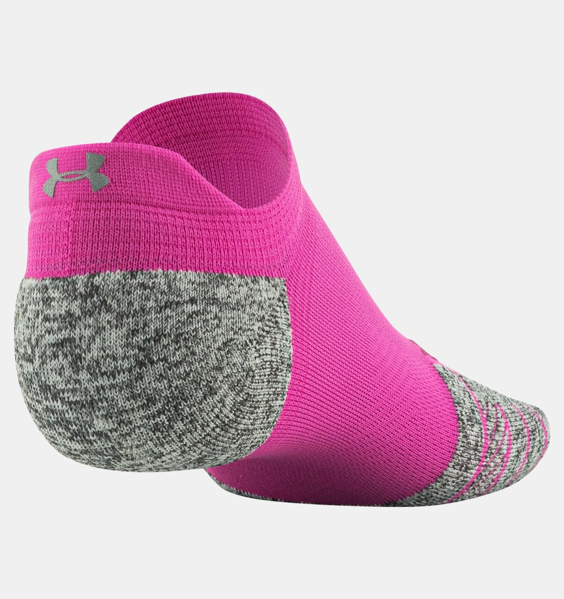 Unisex ArmourDry Run Cushion No Show 3-Pack Socks