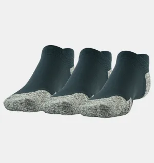 Unisex ArmourDry Run Cushion No Show 3-Pack Socks