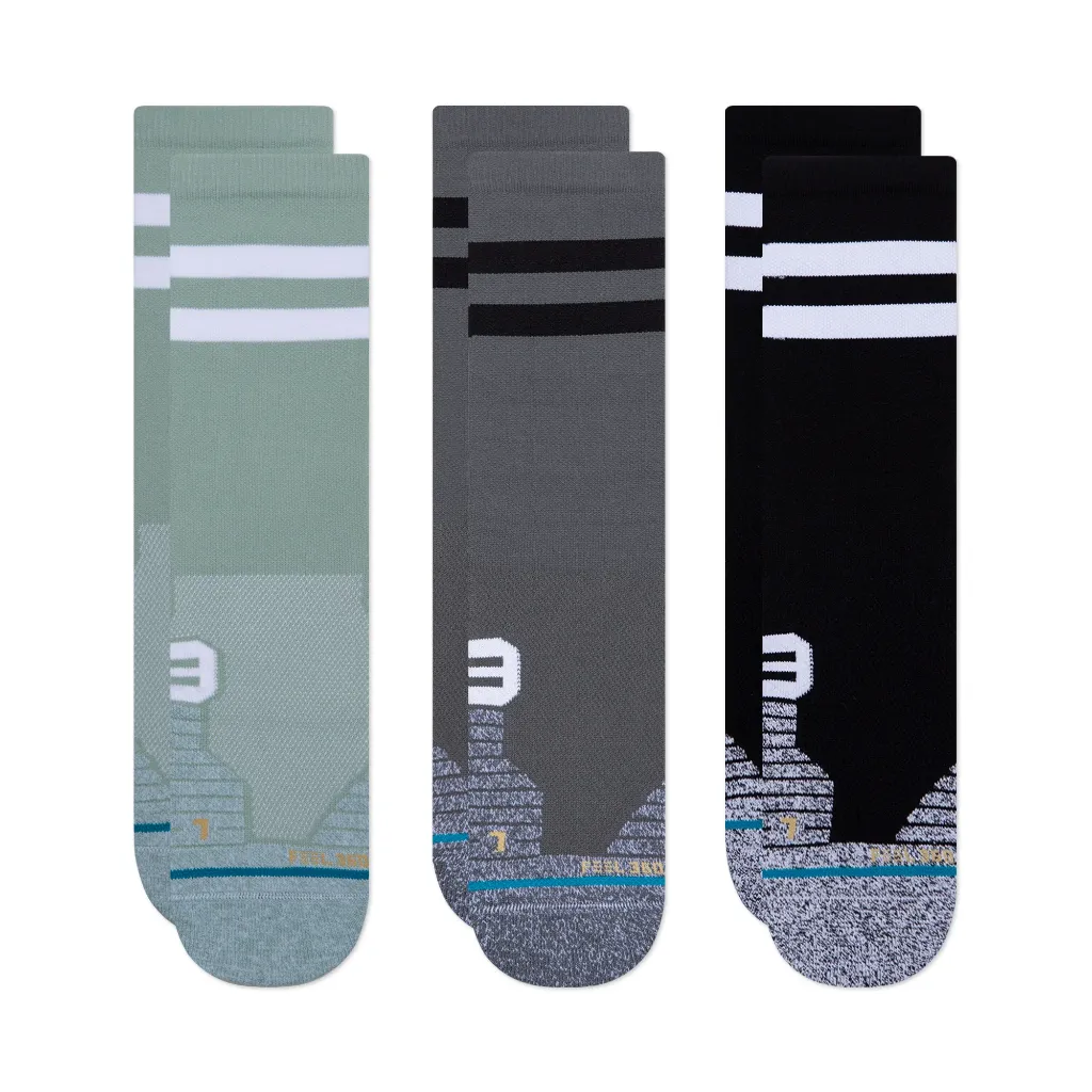 Unisex Infiknit Feel360 Run Medium Crew 3 Pack