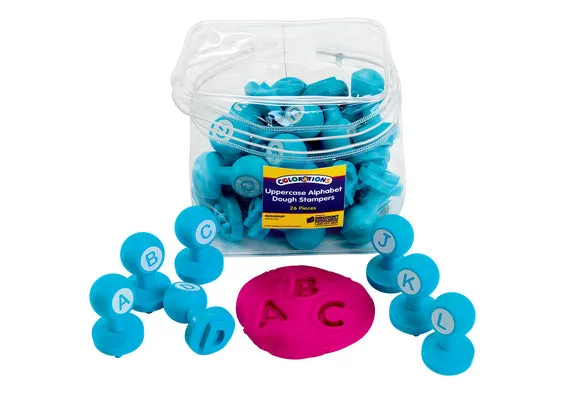 Upper Case Alphabet Dough Stampers