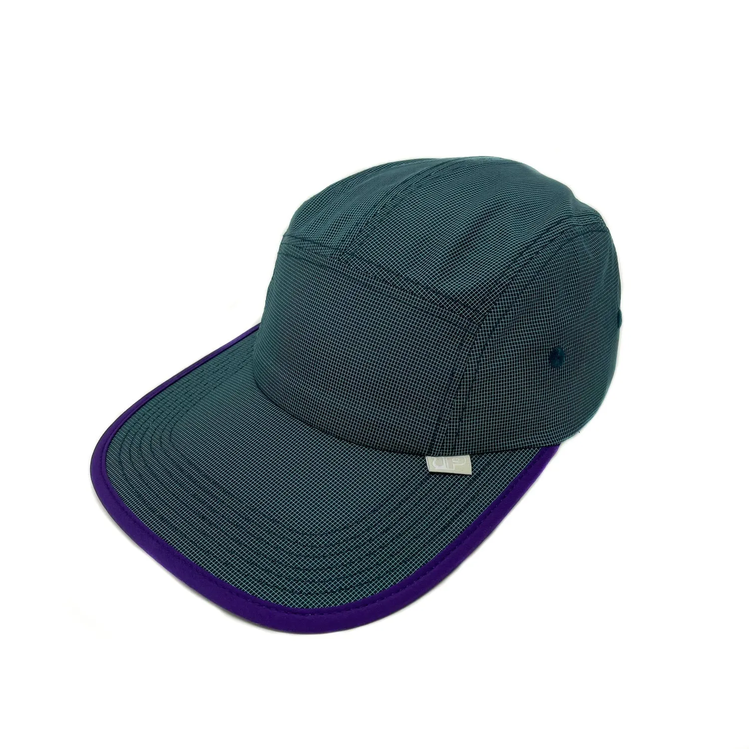 Utopian Projects Patrol Long Bill - UP08 Summit Grid - Pine/Purple