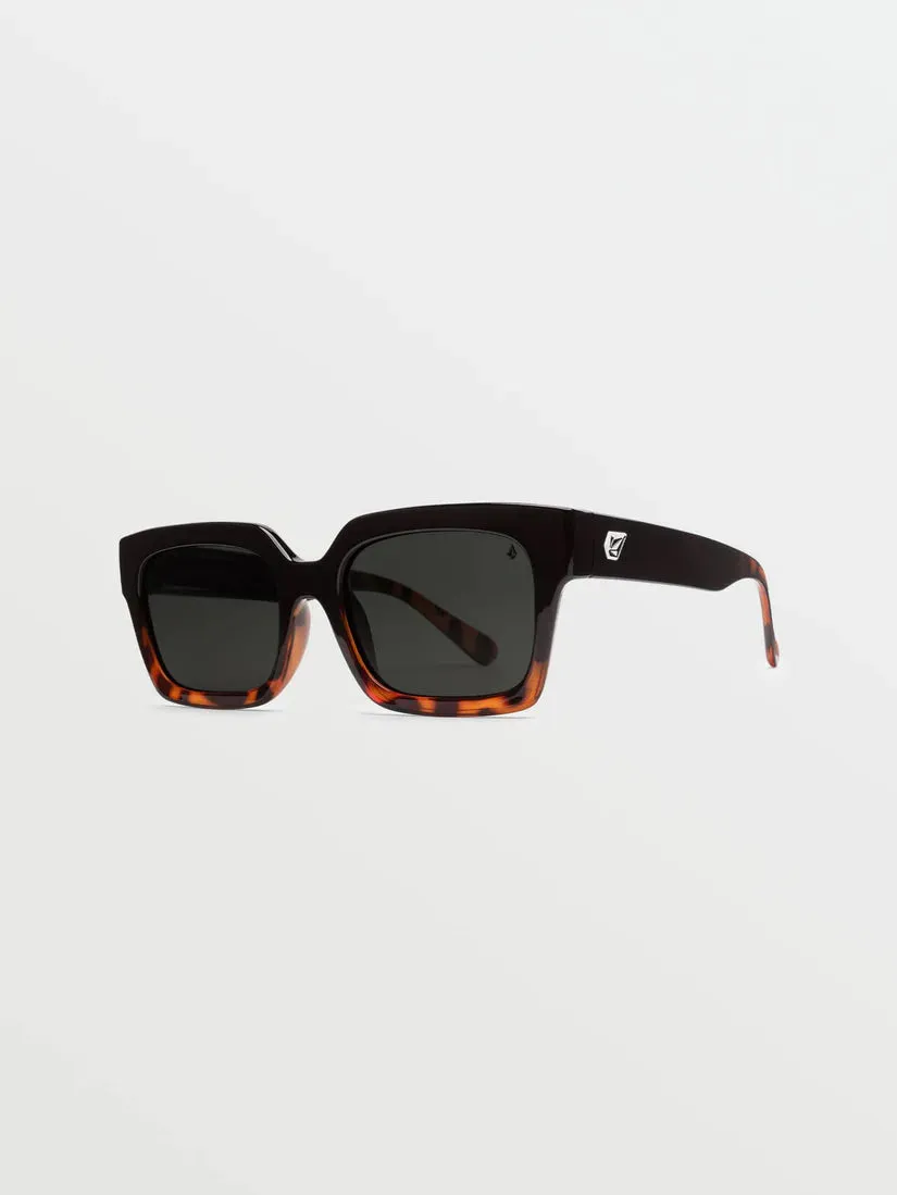 Volcom Domeinator Gloss Darkside/Gray Sunglasses