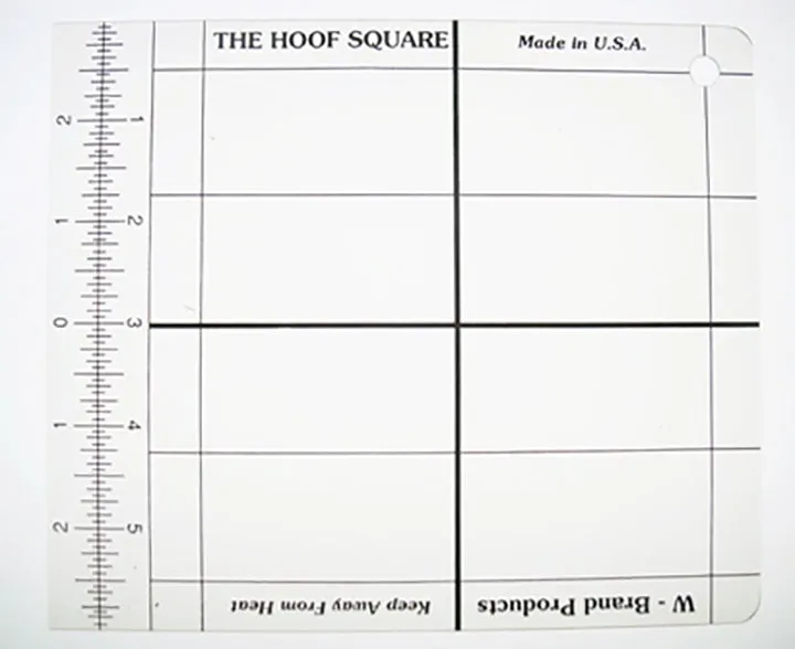 W-Brand Hoof Square