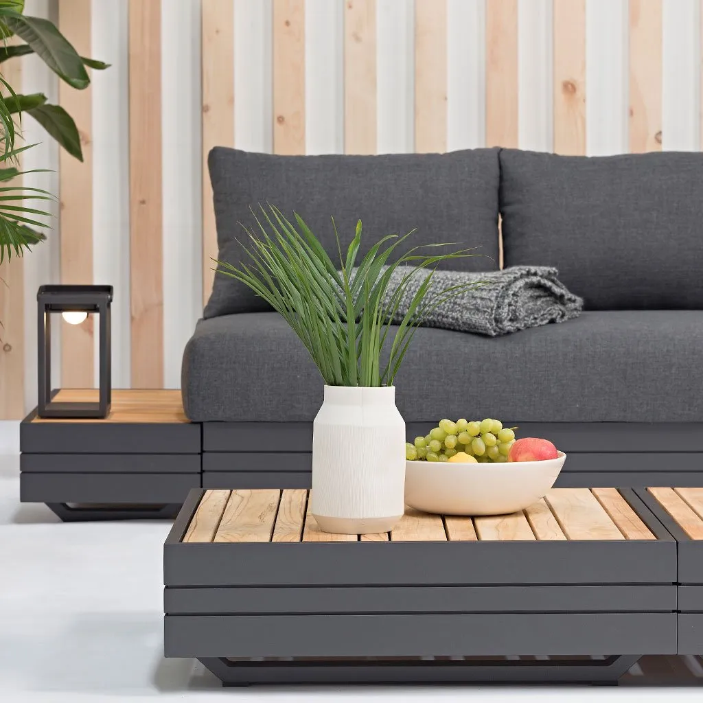 Waiheke Outdoor Coffee Table - Charcoal (New Model)