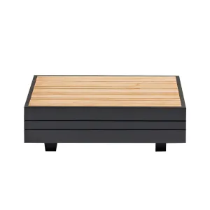 Waiheke Outdoor Coffee Table - Charcoal (New Model)
