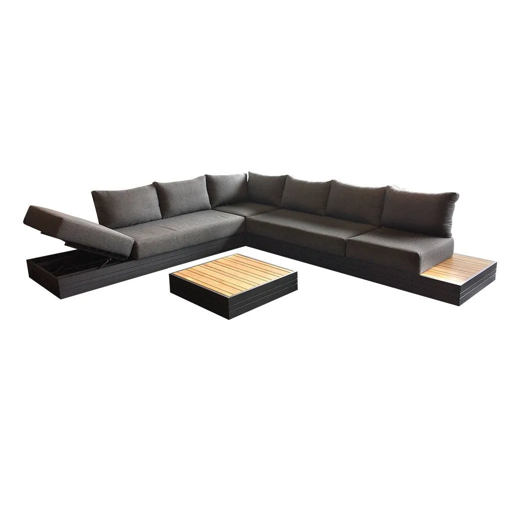 Waiheke Outdoor Coffee Table - Charcoal (New Model)