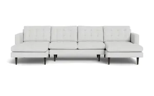 Wallace 126" Double Chaise U Sectional