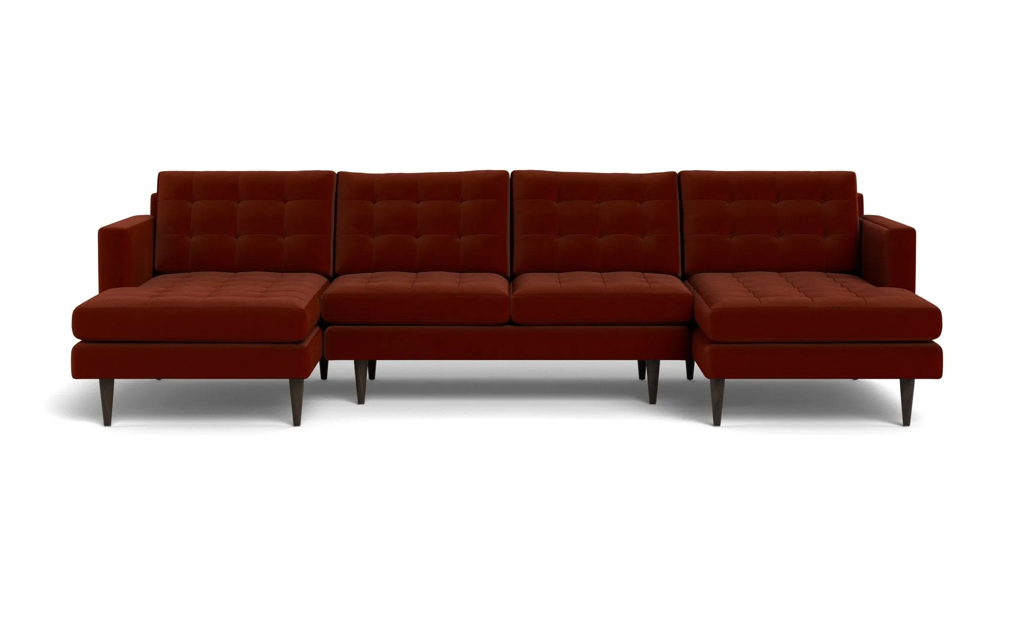 Wallace 126" Double Chaise U Sectional