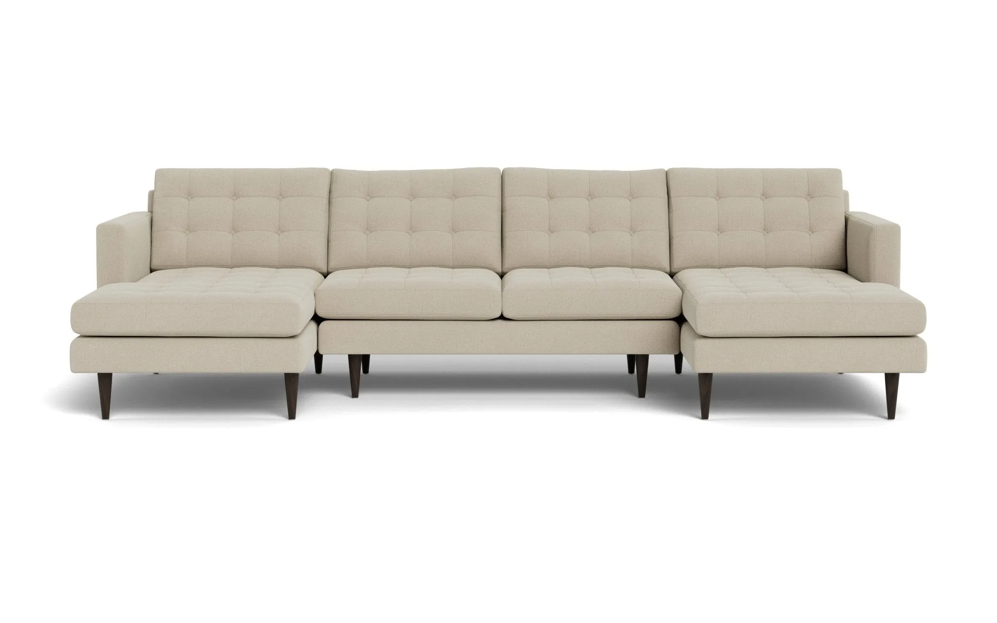 Wallace 126" Double Chaise U Sectional
