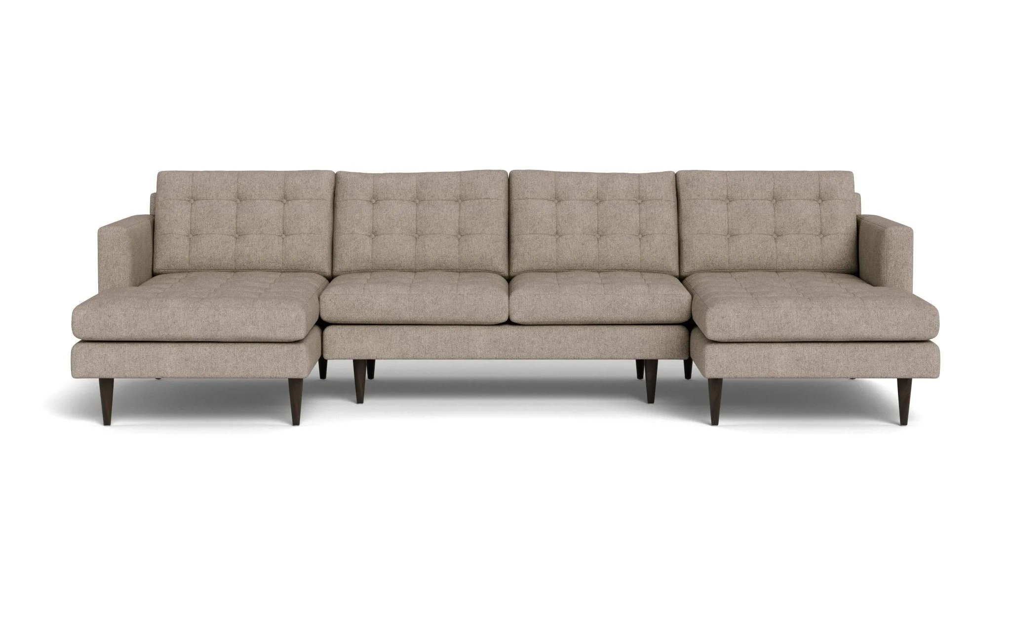 Wallace 126" Double Chaise U Sectional