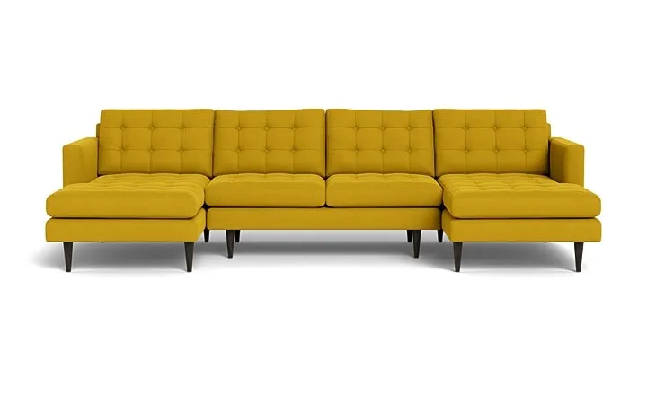 Wallace 126" Double Chaise U Sectional