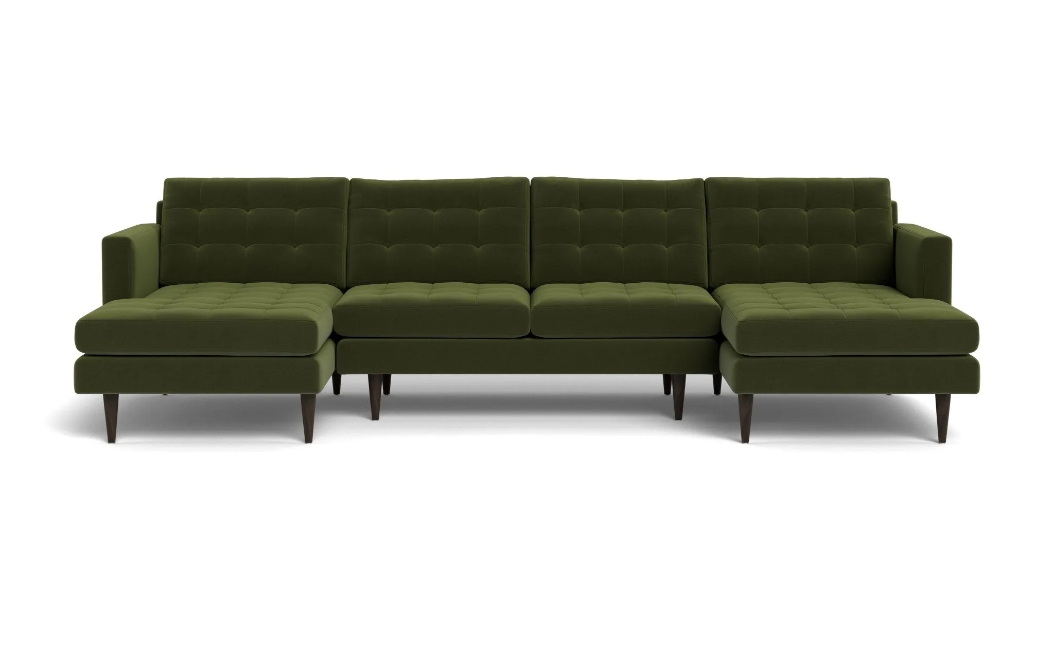 Wallace 126" Double Chaise U Sectional