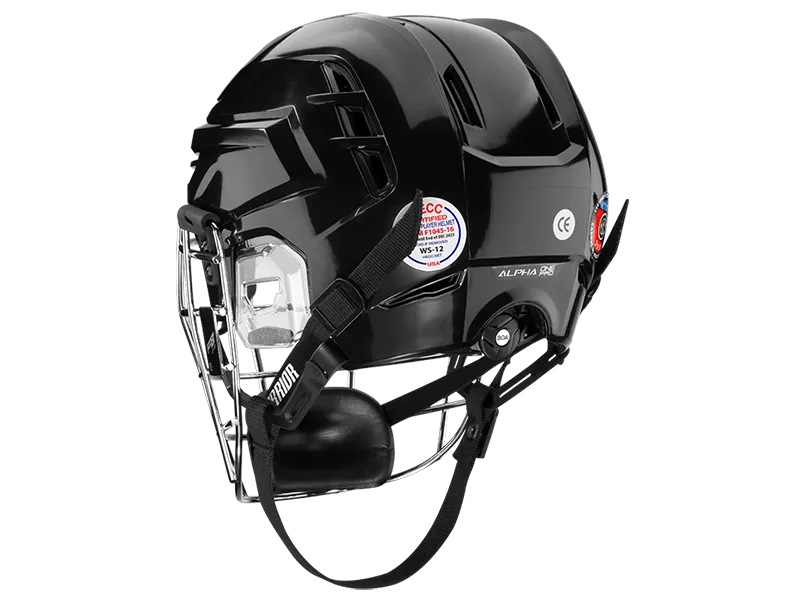 Warrior FatBoy Alpha Pro Combo Box Lacrosse Helmet