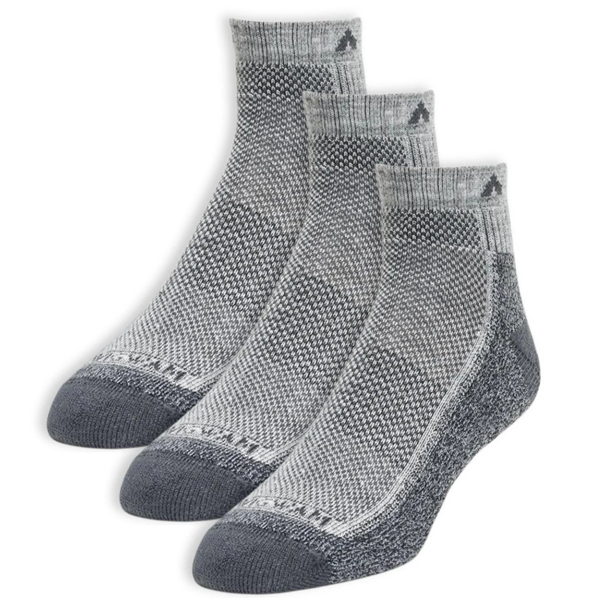 Wigwam Cool-Lite Hiker Quarter Midweight 3-Pack Socks