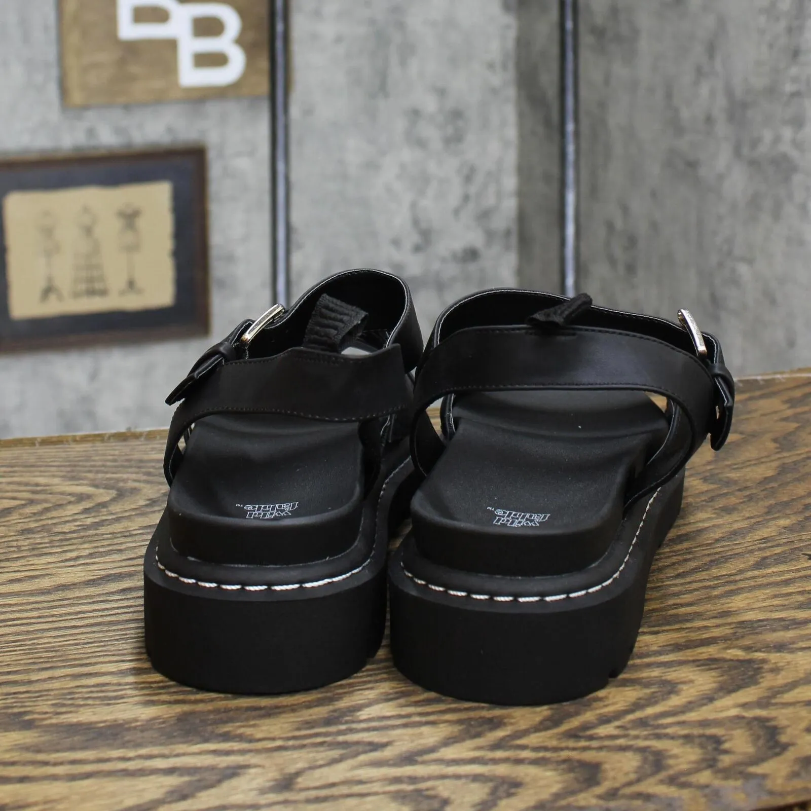 Wild Fable Women's Thalia Lug Slide Sandals 89529858 Black 10M