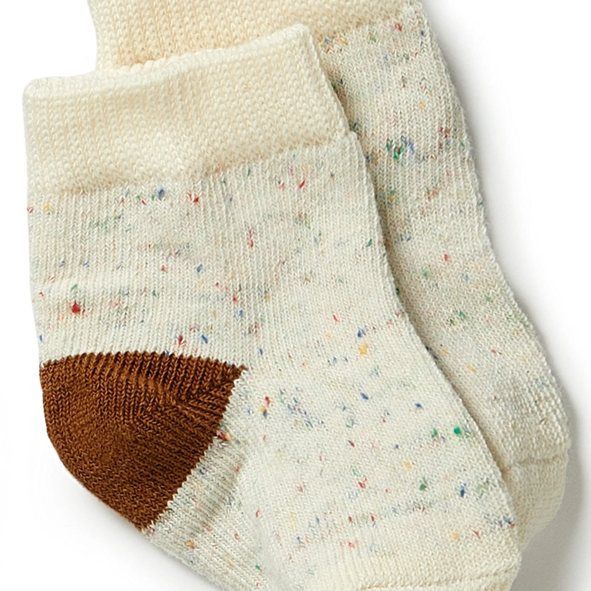 WILSON & FRENCHY 3 PACK SOCK NOUGAT/EGGNOG/OATMEAL