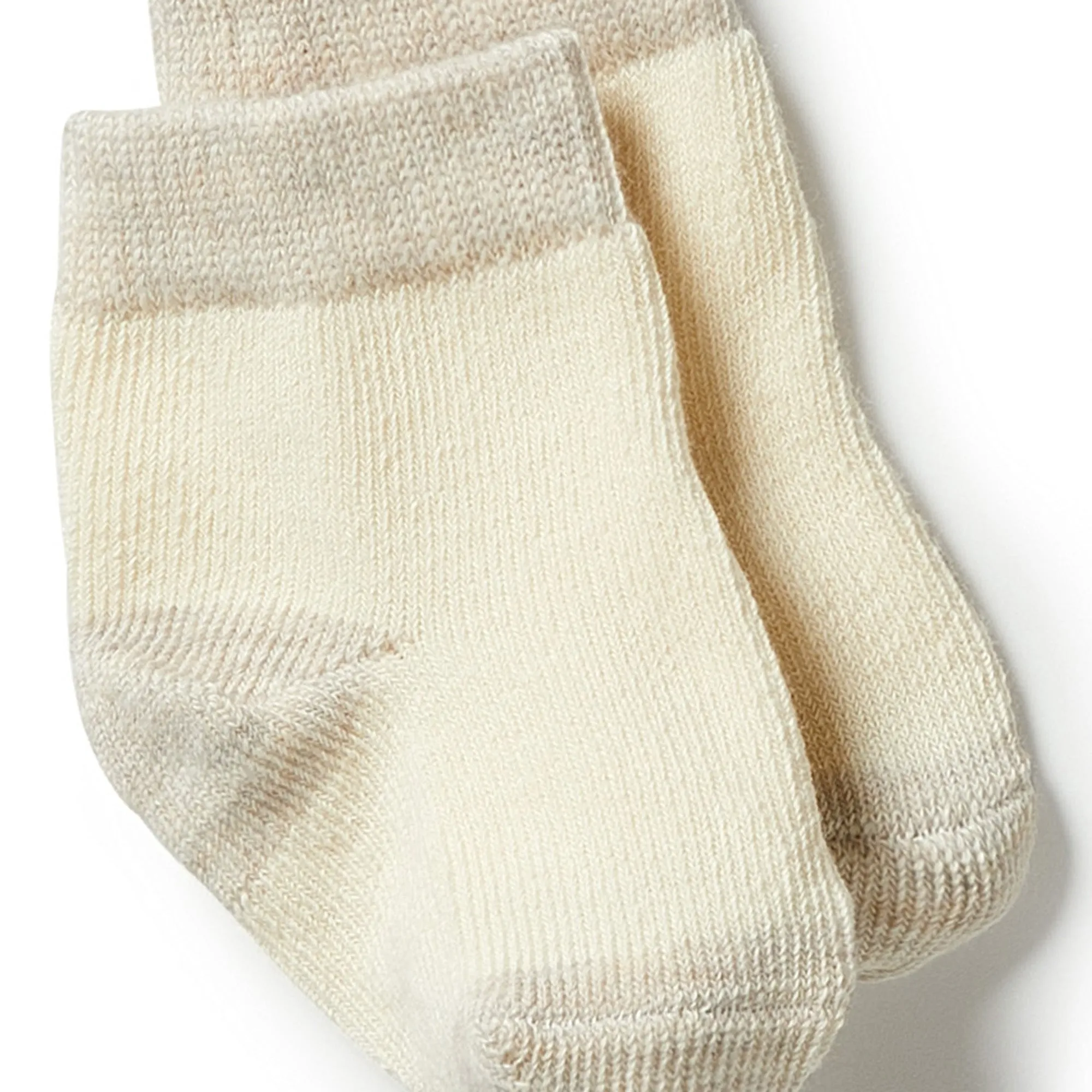 WILSON & FRENCHY 3 PACK SOCK NOUGAT/EGGNOG/OATMEAL