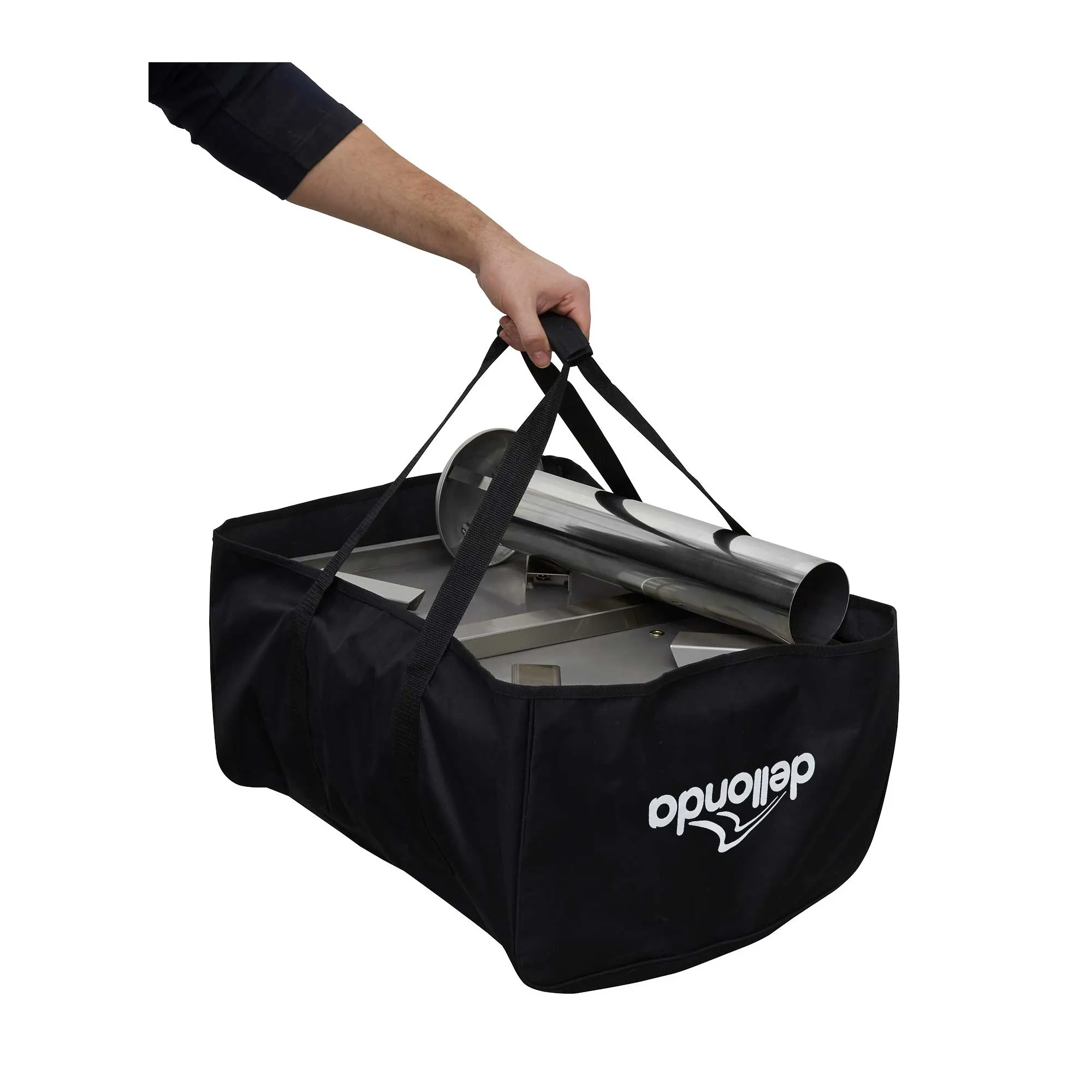 Wood-Fired 14" Pizza Oven and Smoking Oven with Pizza Peel & Cover - Portable, Stainless Steel - DG219