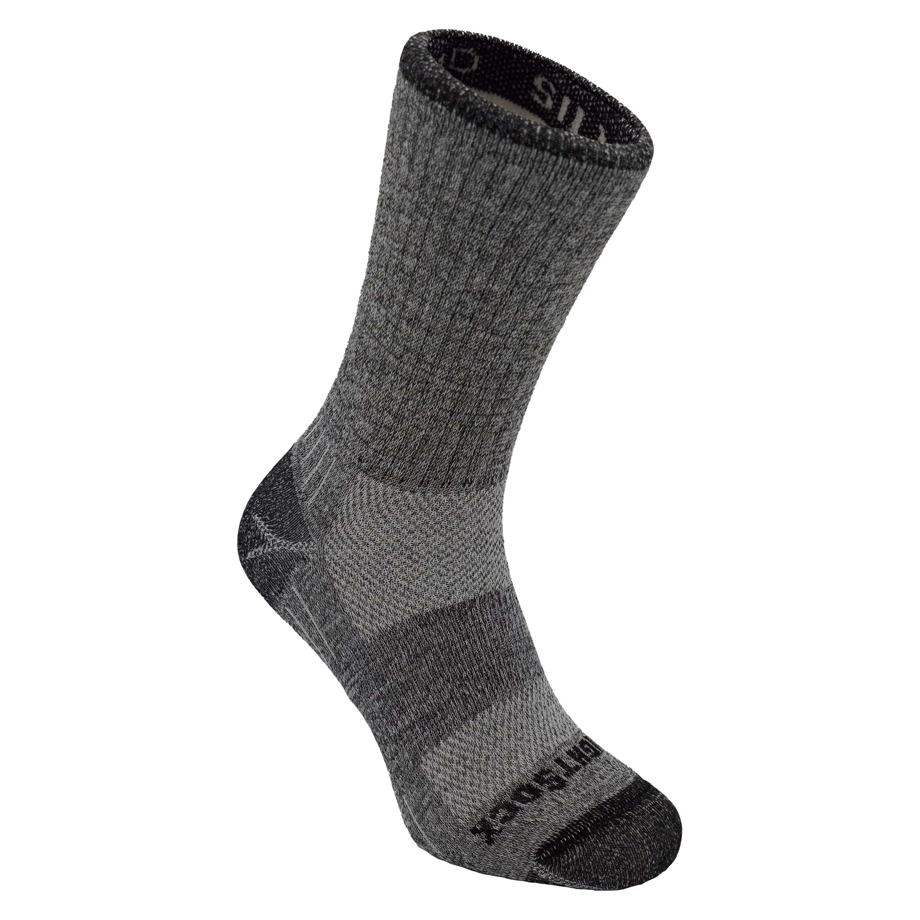 Wrightsock Double-Layer Silver Escape Midweight Crew Socks