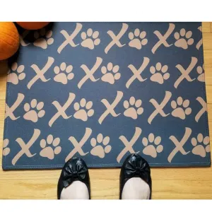 XOXO Puppy Love Paw Print Doormat