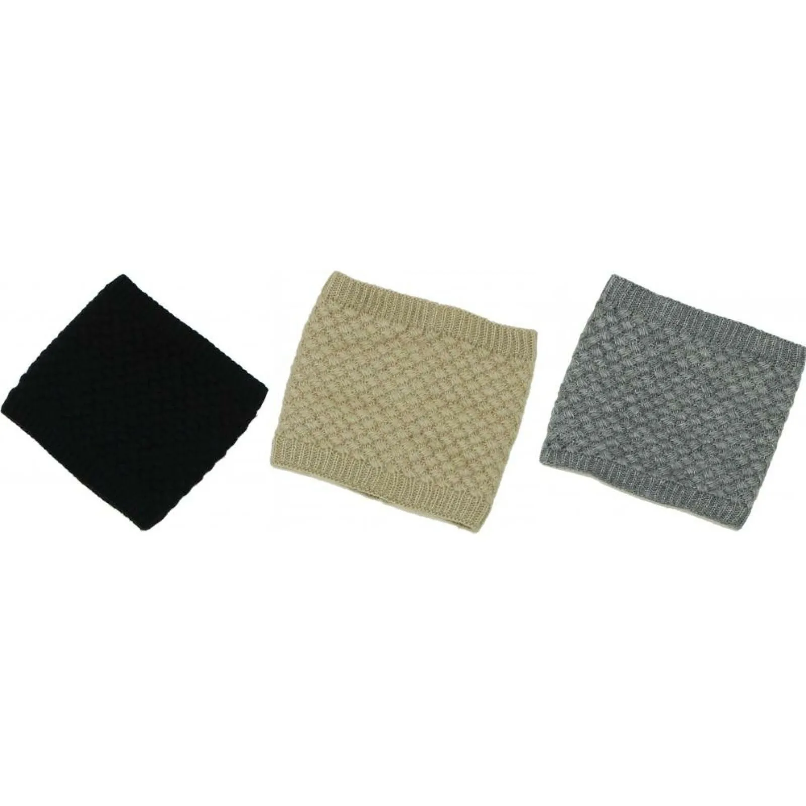 ZUZIFY Sweater Knit Furry Fleece Lined Neck Gaiter. ZUZ0009